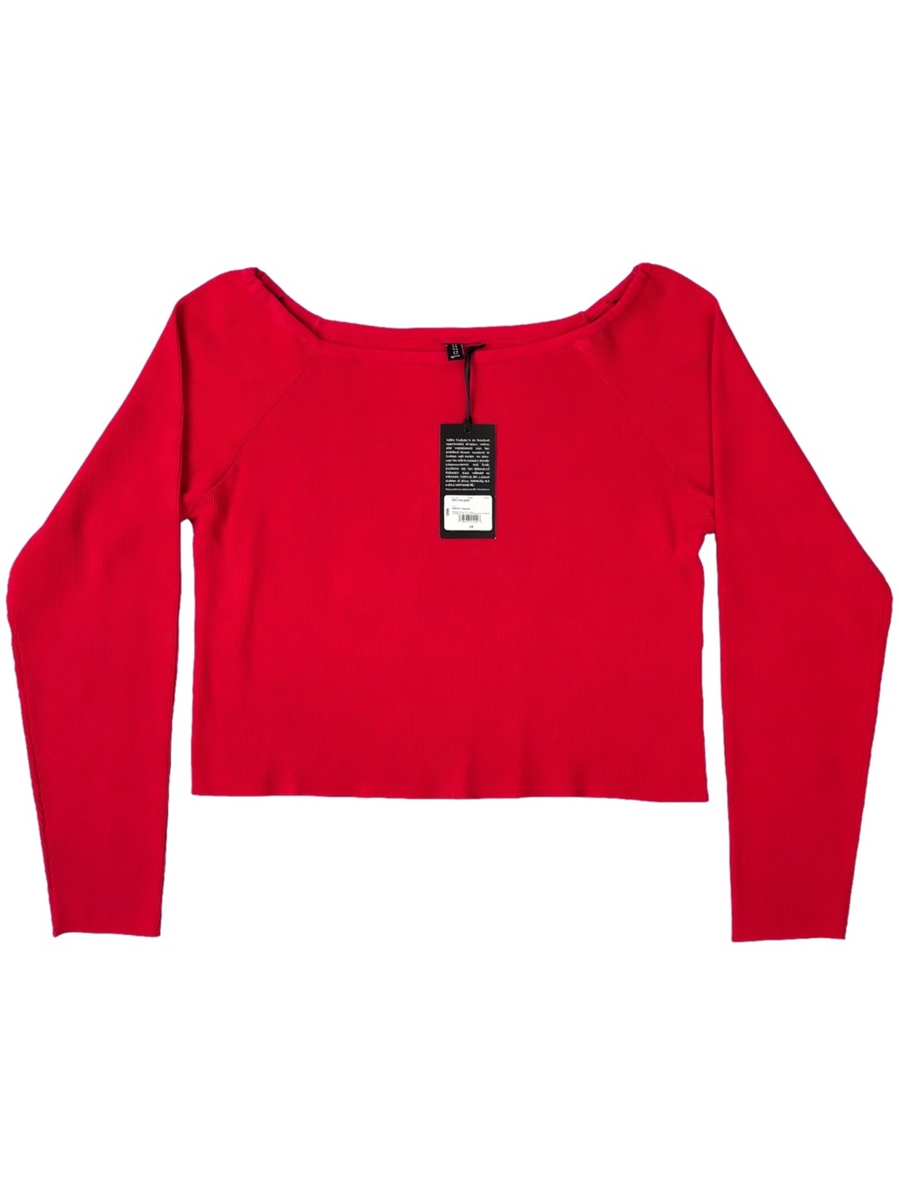 Ashley Graham Womens Plus Off the Shoulder Long Sleeve Top NWT Size 3X
